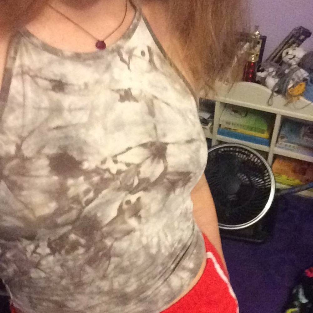 Tie dye halter top